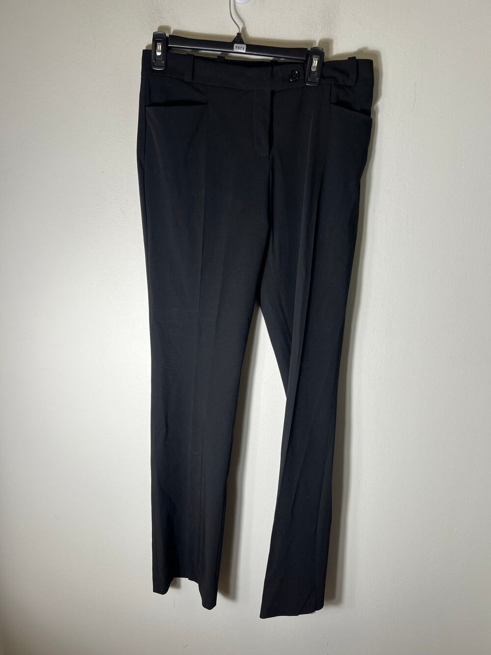 Bebe Black Straight Leg Dress Pant Sz 8